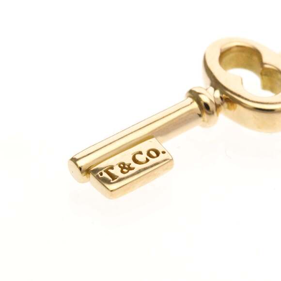 Tiffany Oval Key Necklace Pink Gold (18K) No Stone Women,Men Fashion Pendant ... - Picture 7 of 14